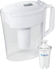 Load image into Gallery viewer, Brita White 6-Cup Water Filter Pitcher
