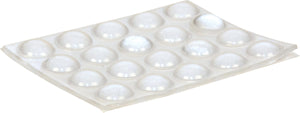 Magic Sliders Round Clear Furniture Bumpers - 3/8 in. - (20-Count)