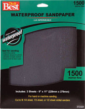 Load image into Gallery viewer, Waterproof Sandpaper Pack 9&quot; x 11&quot;
