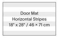 Chilewich Shag Mat - 18" x 28" Doormat