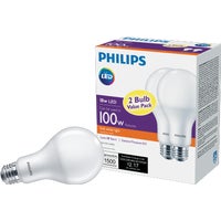 Philips Equivalent Soft White A19 Medium LED Light Bulbs