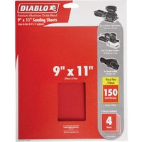 Diablo 9" x 11" Sandpaper Sheets (4-Pack)