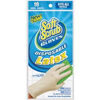 Load image into Gallery viewer, Soft Scrub 1 Size Fits All Latex Disposable Glove
