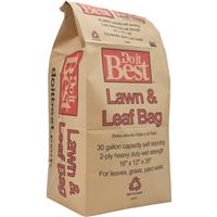 30 Gal. Natural Kraft Paper Yard Waste Lawn & Leaf Bag