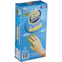 Soft Scrub 1 Size Fits All Latex Disposable Glove