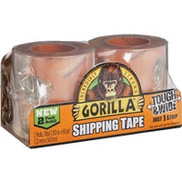 Gorilla Clear Shipping Tape Refill (2-Pack)