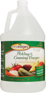Mrs. Wages 5% Vinegar - Canning & Pickling - 1 gal