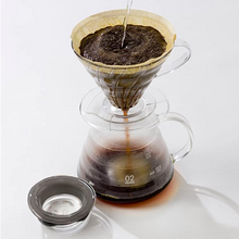 Load image into Gallery viewer, Hario V60 Size 02 Glass Range Coffee Server - 20 oz (600ml)
