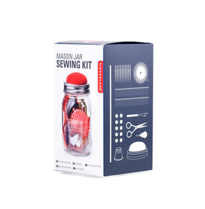 Kikkerland Mason Jar Sewing Kit