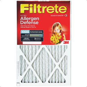 3M Filtrete Allergen Defense 1000/1085 MPR Furnace Filter