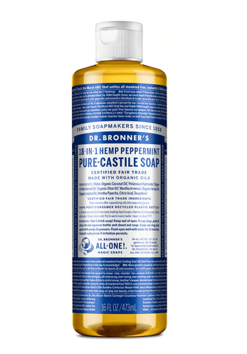 Dr. Bronner's 18-in-1 Pure-Castile Liquid Soap